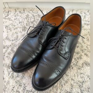 Ralph Lauren Slaton Calf Cap-Toe Leather